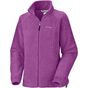 Purple Columbia Fleece with Zipper Pockets